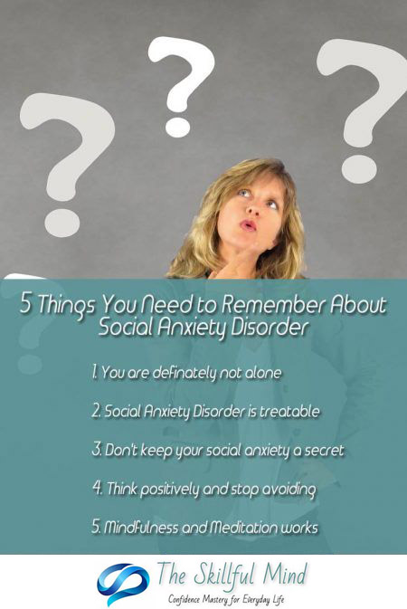 5 Things to remember about Social Anxiety