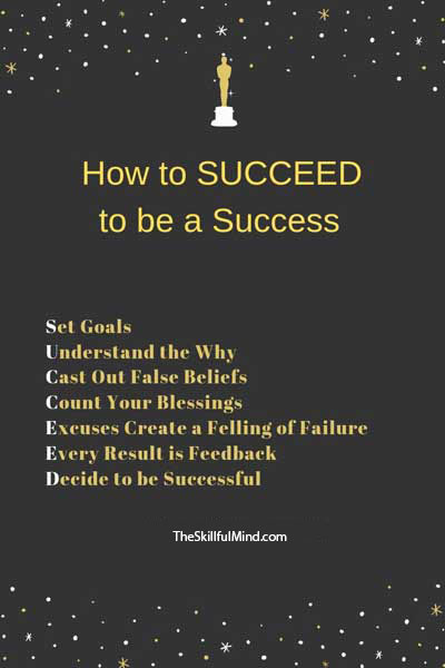 Succeed first to gain success