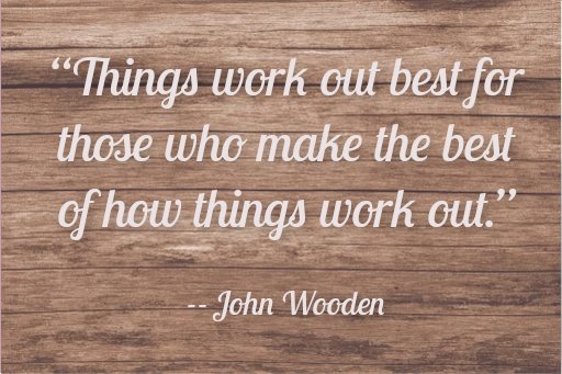 Quote - John Wooden